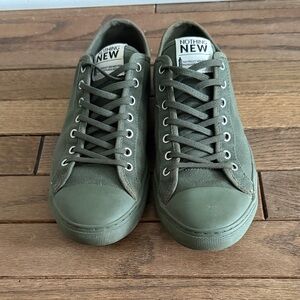Nothing New Women's Olive Green Sneakers